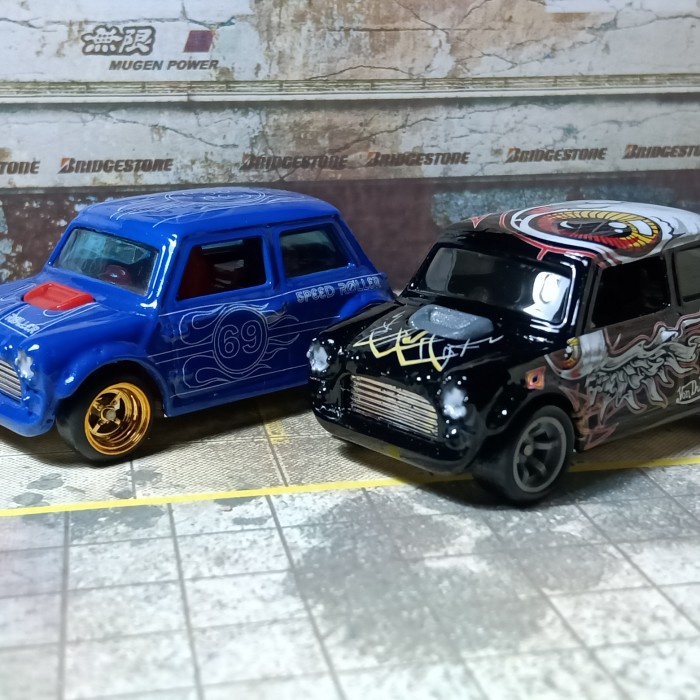TERBARU Hot Wheels Morris Mini custom sepaket