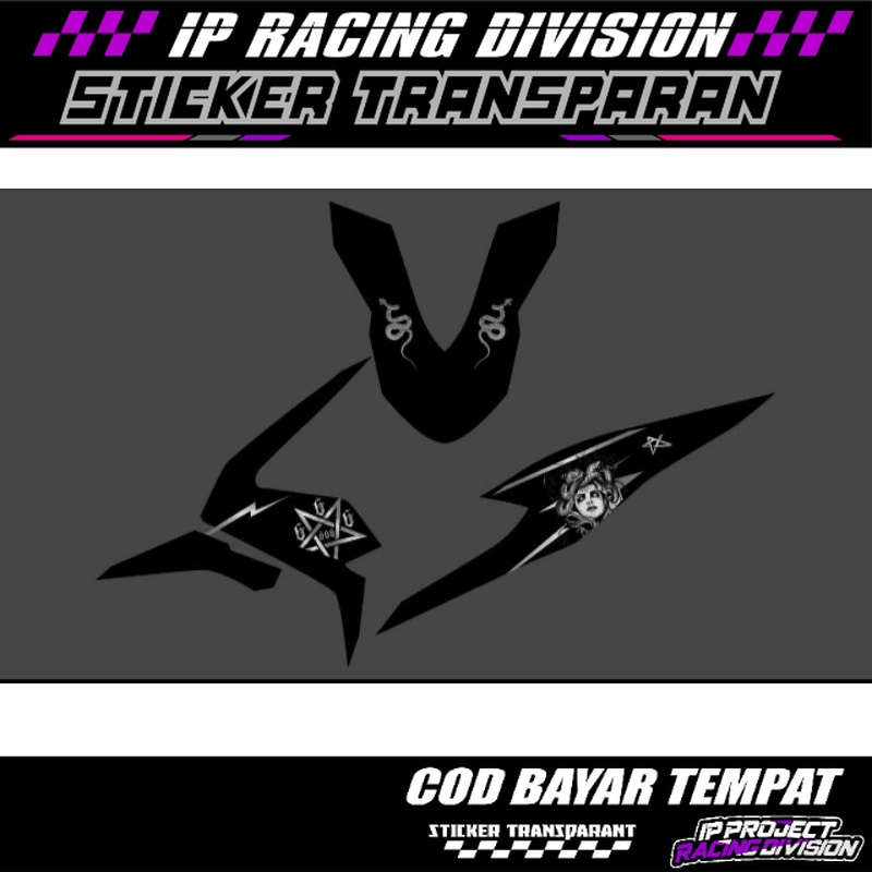 STRIPING TRANSPARANT BEAT DELUXE MOTIF MEDUSA