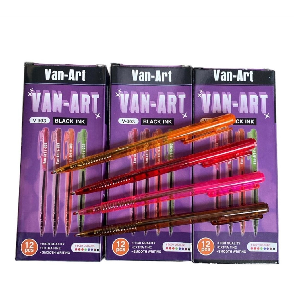 

PULPEN CLICK WARNA MURAH || BOLPOINT CETEKAN ( 12pcs) || BOLPOIN CETEKAN VA 303 ( 1LUSIN)