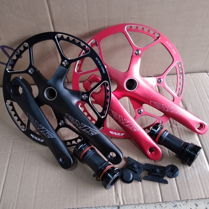 Crankset Crank Gir 56T Plus BB Raze Hollowtech 2 Alloy BCD130 HT2 Seli