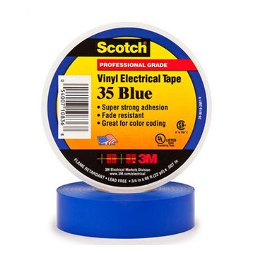 

NEW PRODUCT !!! Murah 3M Scotch 35 Vinyl Electrical Tape Isolasi Listrik (Varian Warna) - Biru, 1 Rol TERLARISSS TERBARUUU