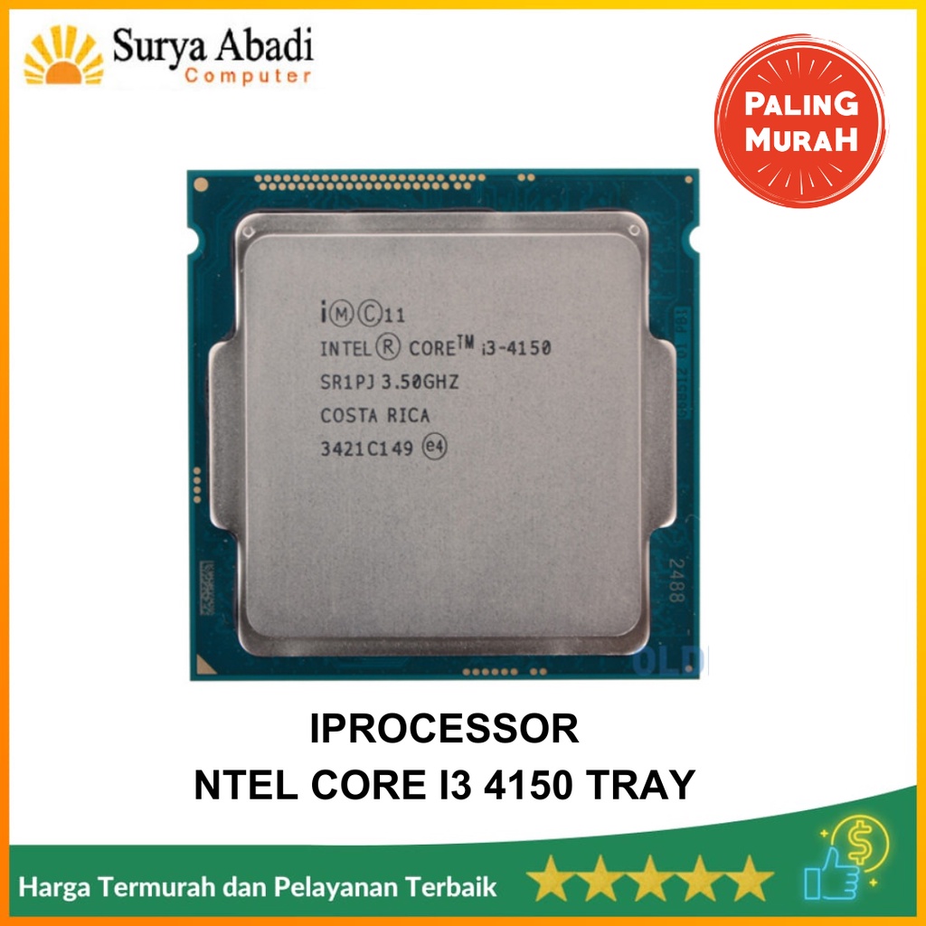 processor intel core i3 4150 tray | intel i3 4150 garansi 1 tahun