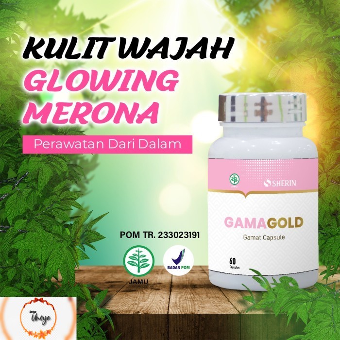 Gamagold 60 cpsl - Suplement kecantikan Untuk Mencerahkan Kulit wajah