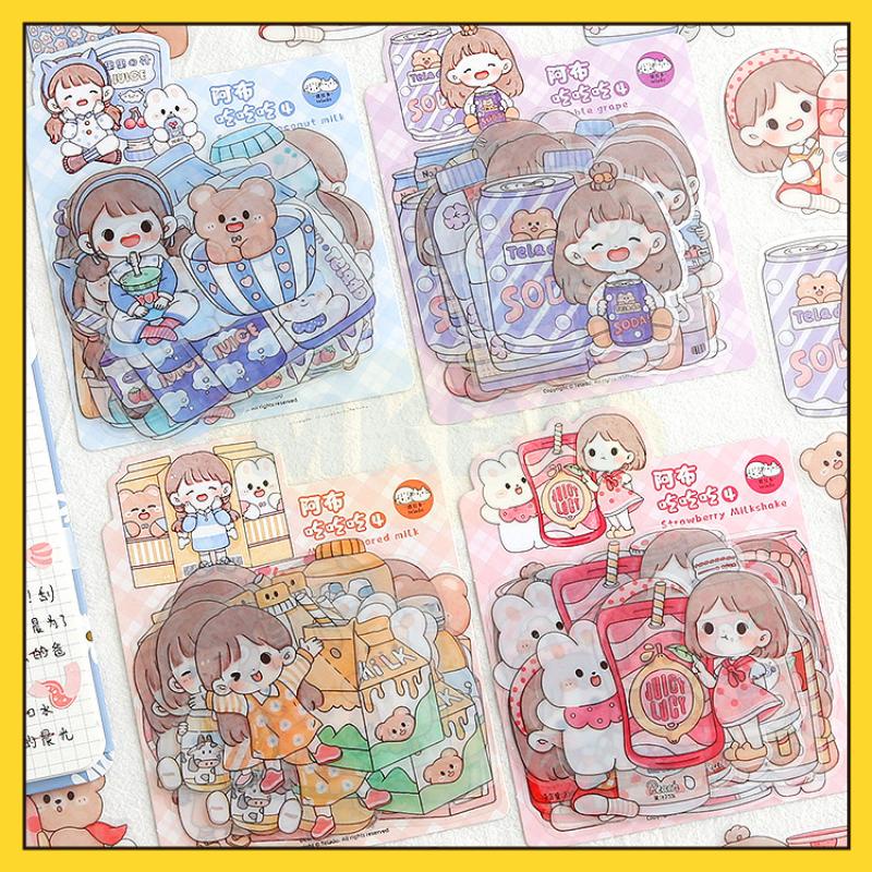 

⭐ MKBK ⭐ Sticker 24 Lembar Stiker Murah Kertas Stiker Cutting Sticker Anime Dekor Aesthetic Stickers Sticker DIY Scrapbook Stiker Hias Lucu in Box