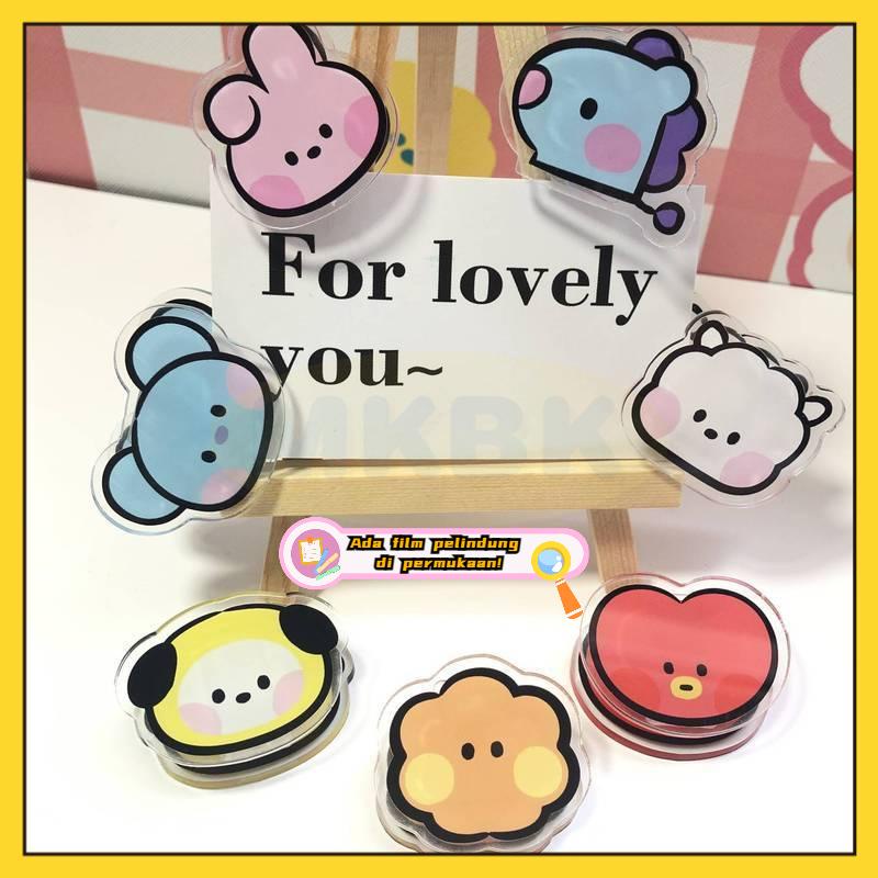 

⭐ MKBK ⭐ Paper Clip Klip Binder Clip Acrylic Penjepit Kertas Penjepit Serbaguna Akrilik Penjepit Klip Kertas Cartoon Clip Cute Clip
