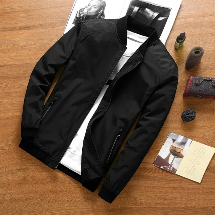 Jaket Kain Taslan/Jaket Bomber/Jaket Casual/Jaket Pria/Jaket Cowok