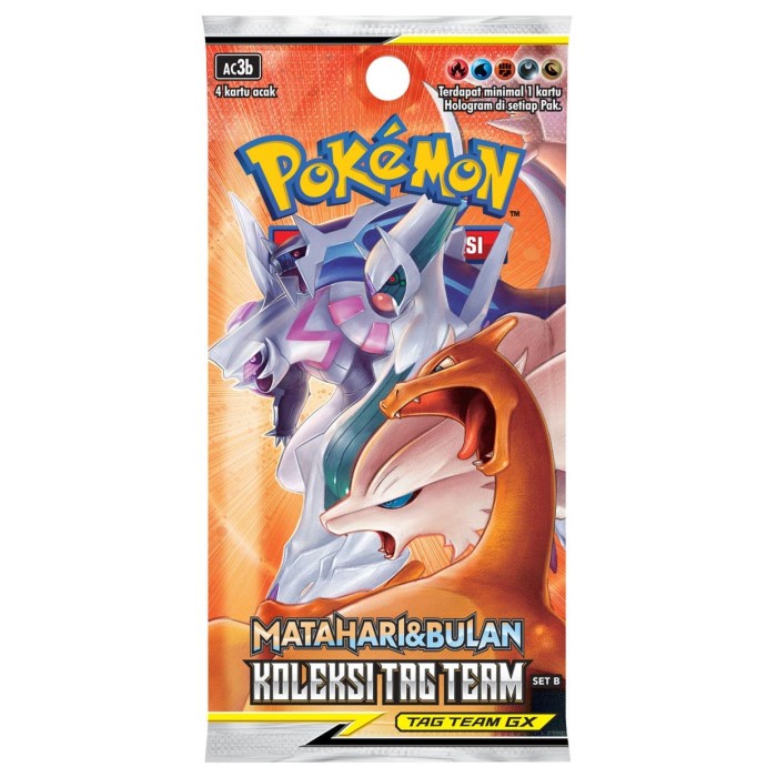 Kartu Pokemon TCG Booster Pack Seri 5 Set B AC3b Koleksi Tag Team GX