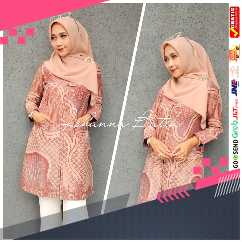 BATIK STYLE JAWA KEREN TERLARIS /JOHANNA BATIK - Tunik Batik Kontemporer