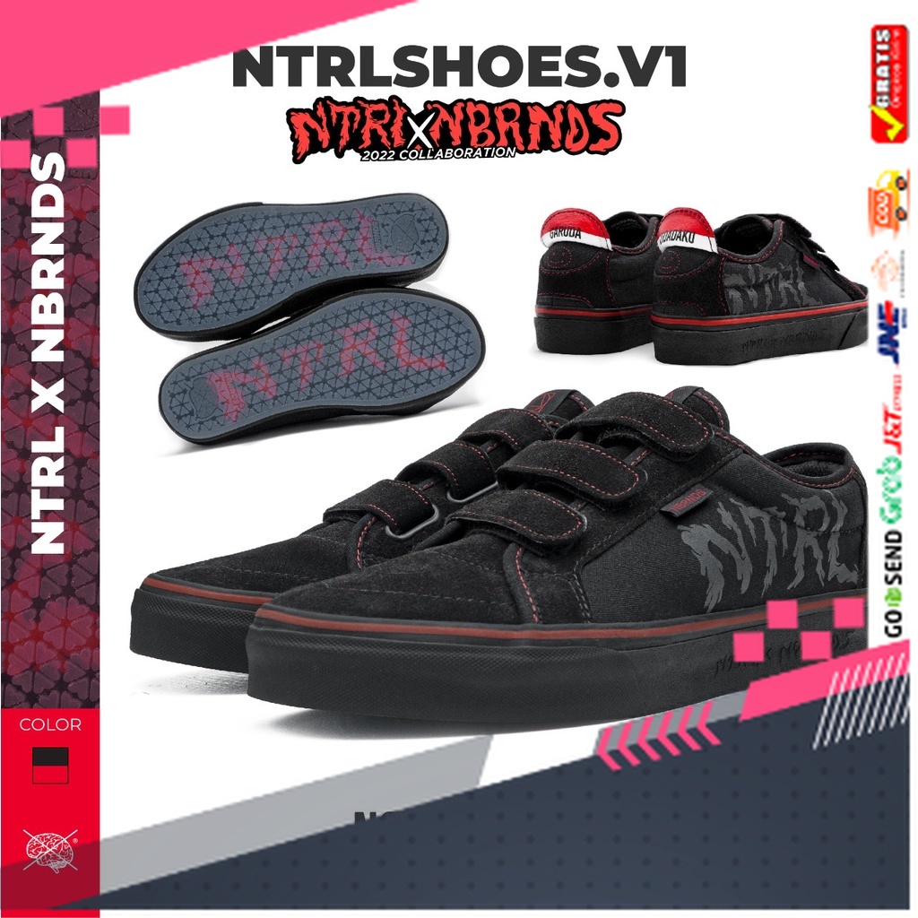 UKURAN SIZE 37 38 39 40 41 42 43 44 45 /NoBrands Footwear  Ntrl Shoes - Sepatu Pria Dan Wanita