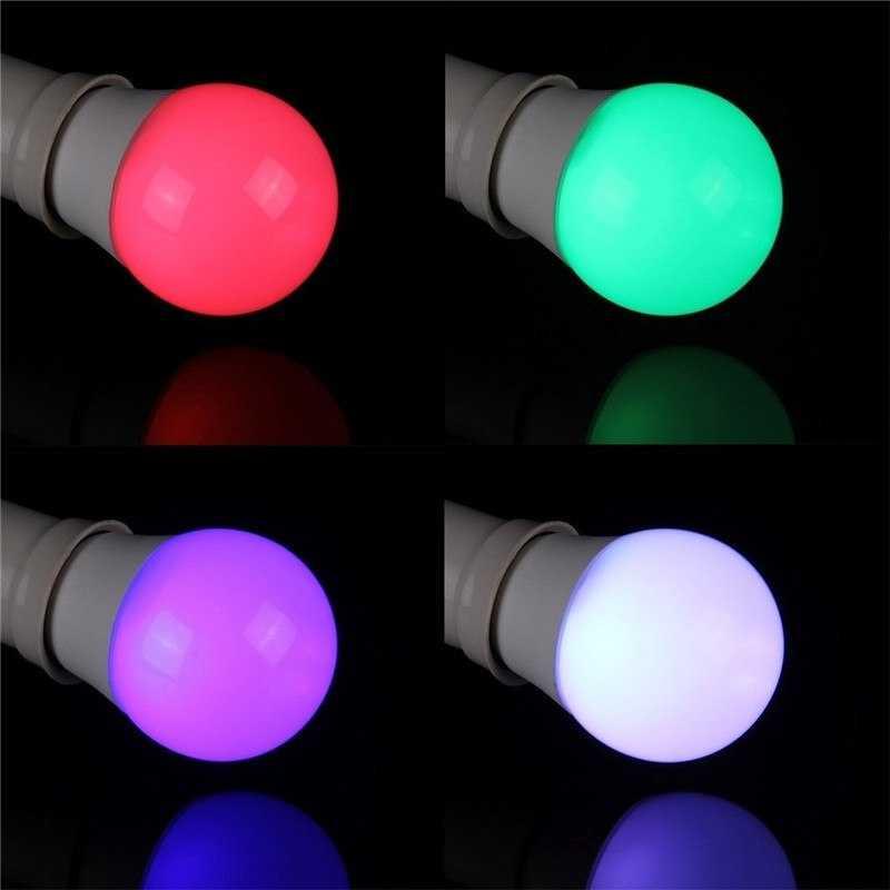 TaffLED Lampu Bohlam RGB dengan Remote Control E27 3W - B2