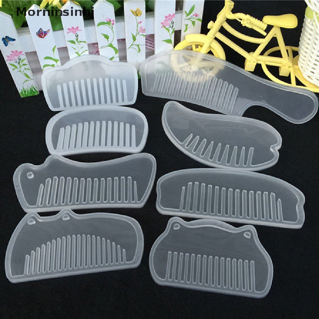 Mornin New Cetakan Resin Silikon Untuk Membuat Perhiasan Sisir Putih DIY Jewelry Tools id