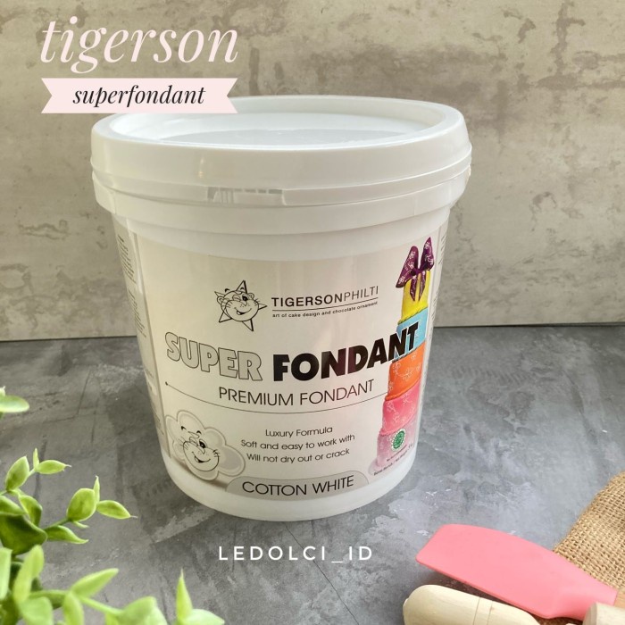 

TIGERSON FONDANT SUPER FONDANT PREMIUM REPACK 500 GRAM