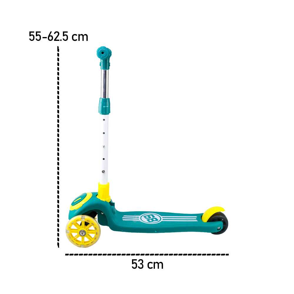 Skuter Anak Otoped 3 Roda Lampu LED Kids Scooter Light Wheels - S3LED