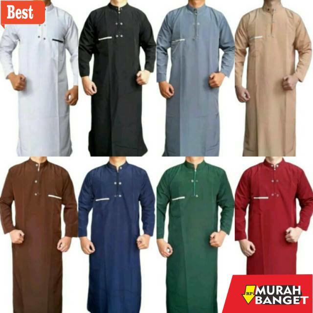 Tren baju lebaran wanita 2023- JUBAH GAMIS PRIA/ JUBAH ARAB ADEM bisa jumbo big size XXL / JUBAH TER