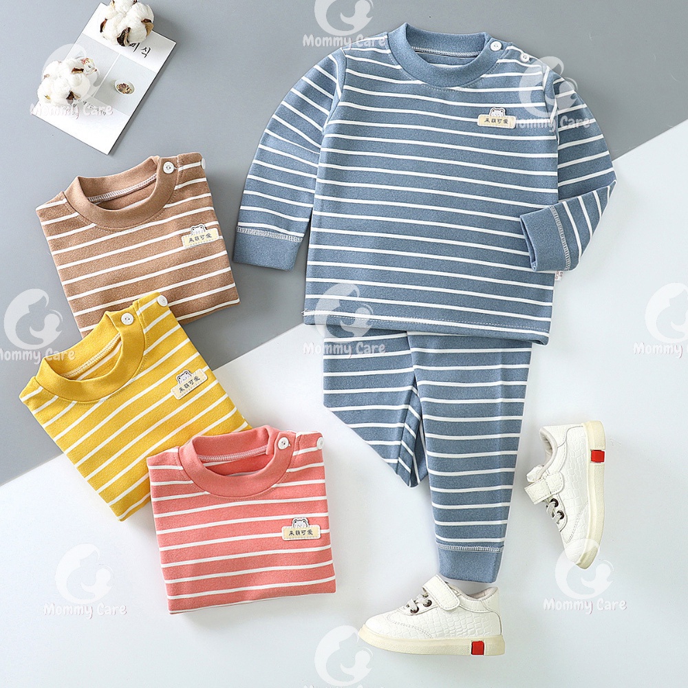 MOMMYCARE BAJU TIDUR ANAK SETELAN PIYAMA BAYI SET LENGAN PANJANG BAHAN LEMBUT #B196-#B201