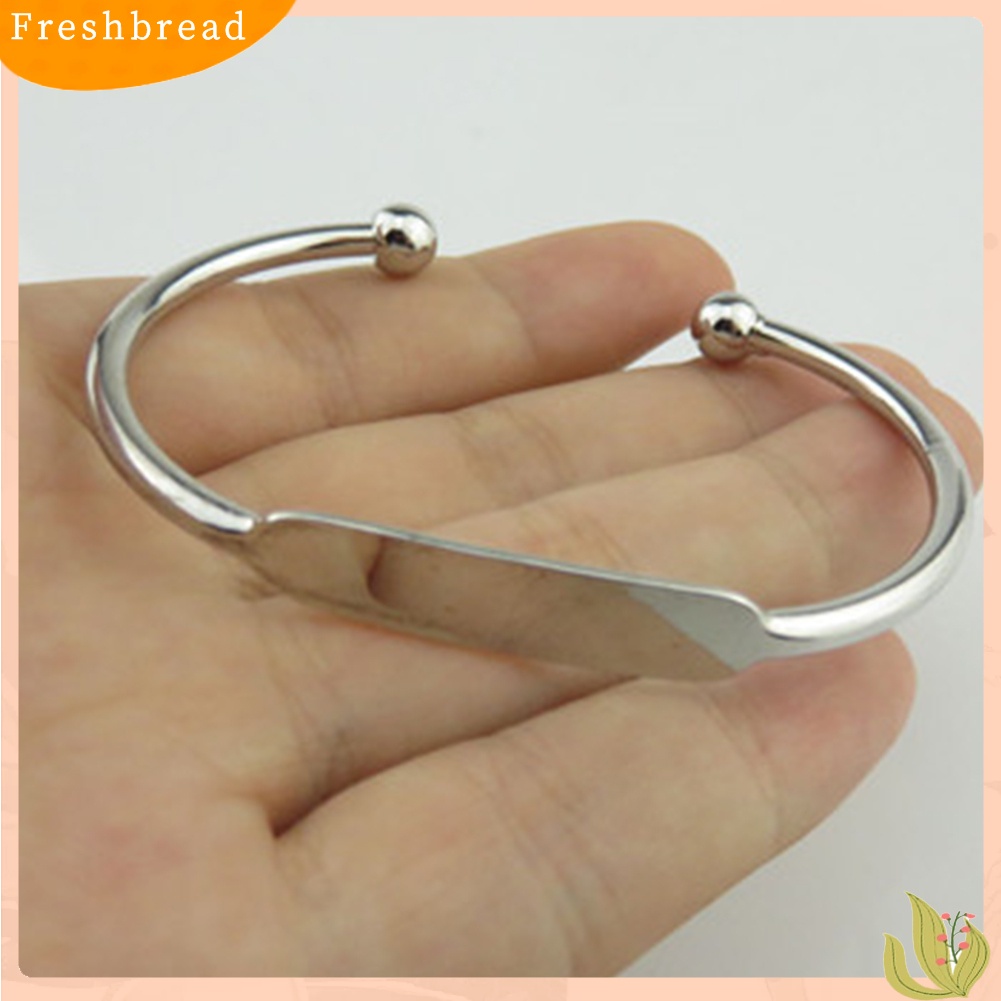 &lt; Freshbread &gt; Wanita Fashion Dipoles Pembukaan Adjustable Cuff Bangle Gelang Perhiasan Hadiah