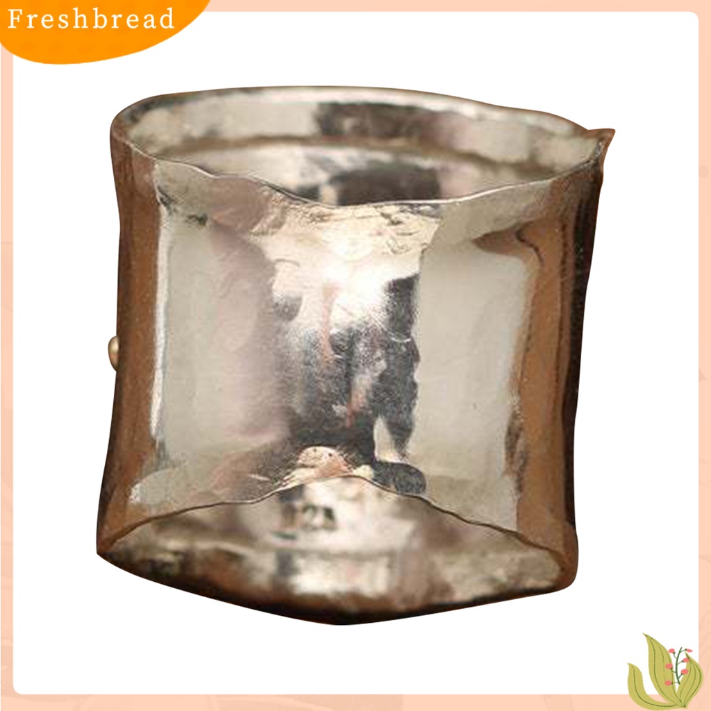 &lt; Freshbread &gt; Fashion Cincin Capung Dekorasi Perhiasan Vintage Ukiran Desain Tabung Emas Alloy Ring Untuk Pesta