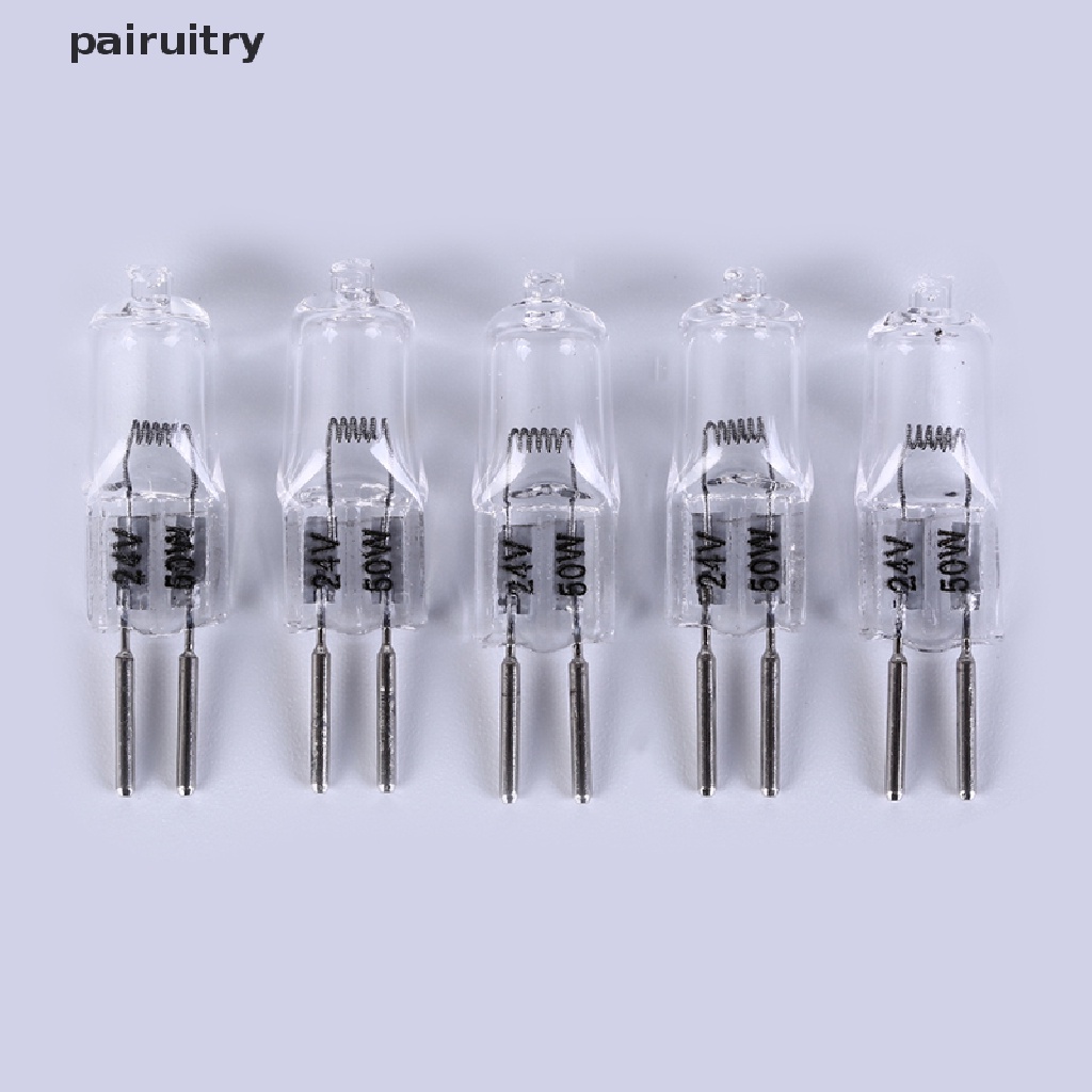 Prt 5Pcs 24V G5.3 35W/50W Base Haen Bulbs Lampu Bohlam PRT