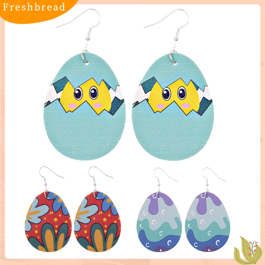 &lt; Freshbread &gt; Anting Menjuntai Nyaman Indah Elegan Easter Bunny Earing Untuk Hajatan