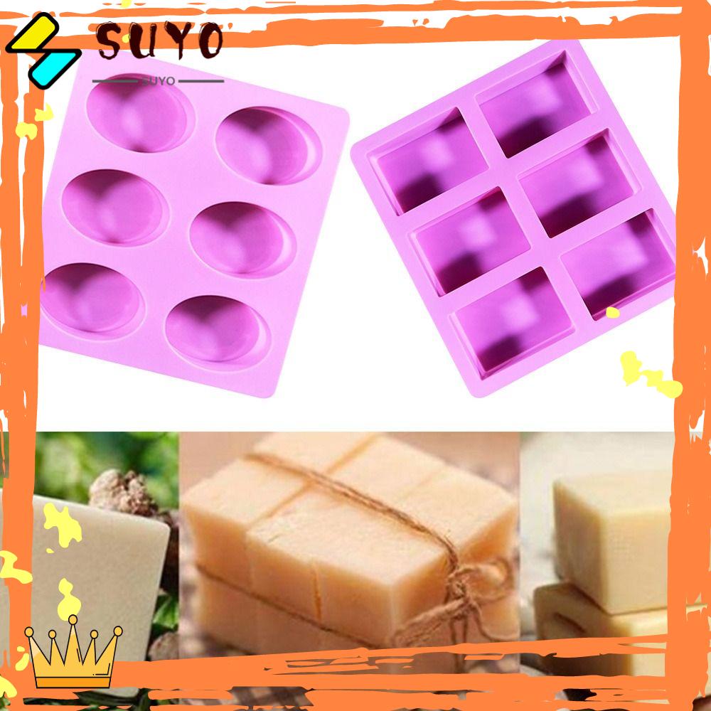 Suyo Cetakan Sabun Clay Tools Casting Mould Untuk Perlengkapan Membuat Sabun DIY Puding Kue Silicone Molds