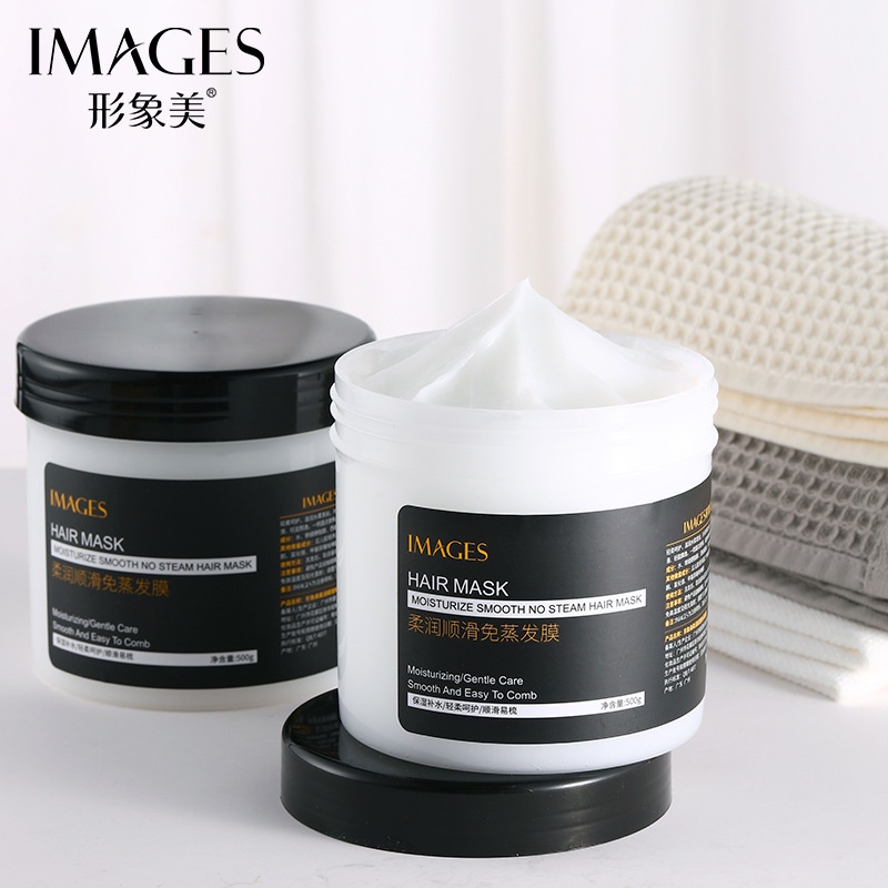 ORIGINAL IMAGE Hair Mask Smooth Moisten Hair Film Masker Rambut Treatment Creambath Hair Mask Pelurus Rambut Tanpa Catok