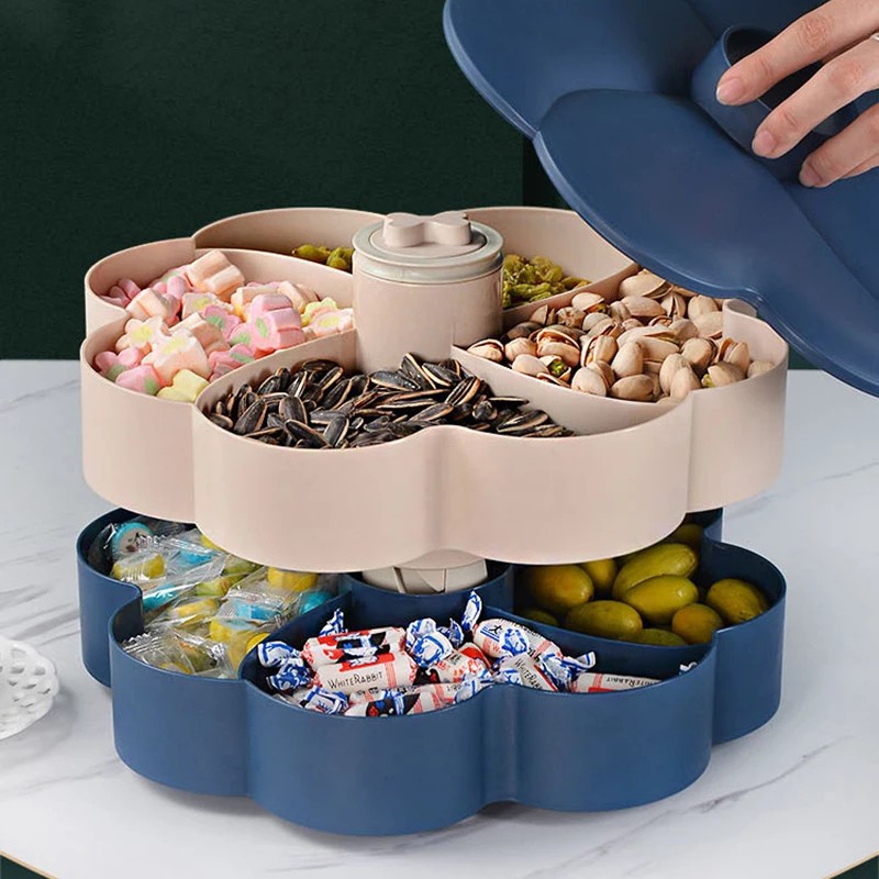 TOPLES BUNGA Toples Bunga 2 Susun TOPLES LEBARAN Toples Kue Lebaran Set Cantik