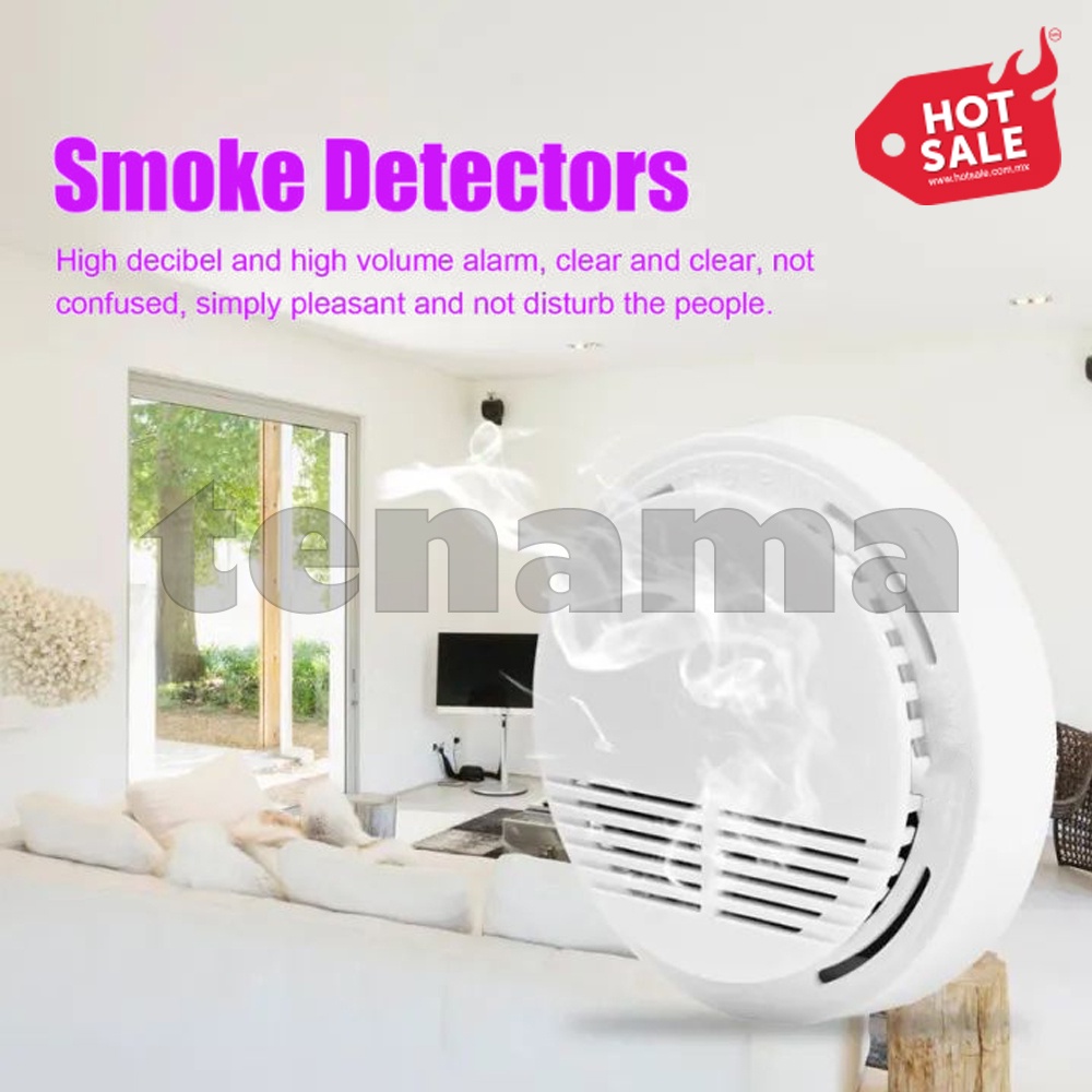 Smoke Detector Alat Alarm Pendeteksi Asap Sensor Kebakaran Home Security
