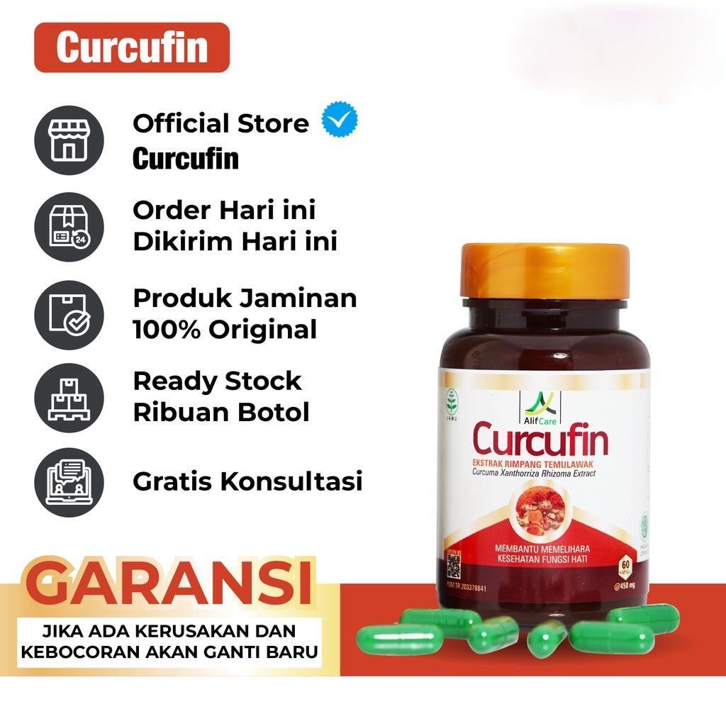 Kapsul Curcufin Obat Herbal Ekstrak Rimpang Temulawak Membantu Memelihara Fungsi Hati Atasi Hepatitis Gangguan Fungsi Hati