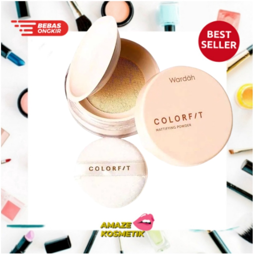 WARDAH Colorfit Mattifying Powder 15g [ Amaze_Kosmetik ]