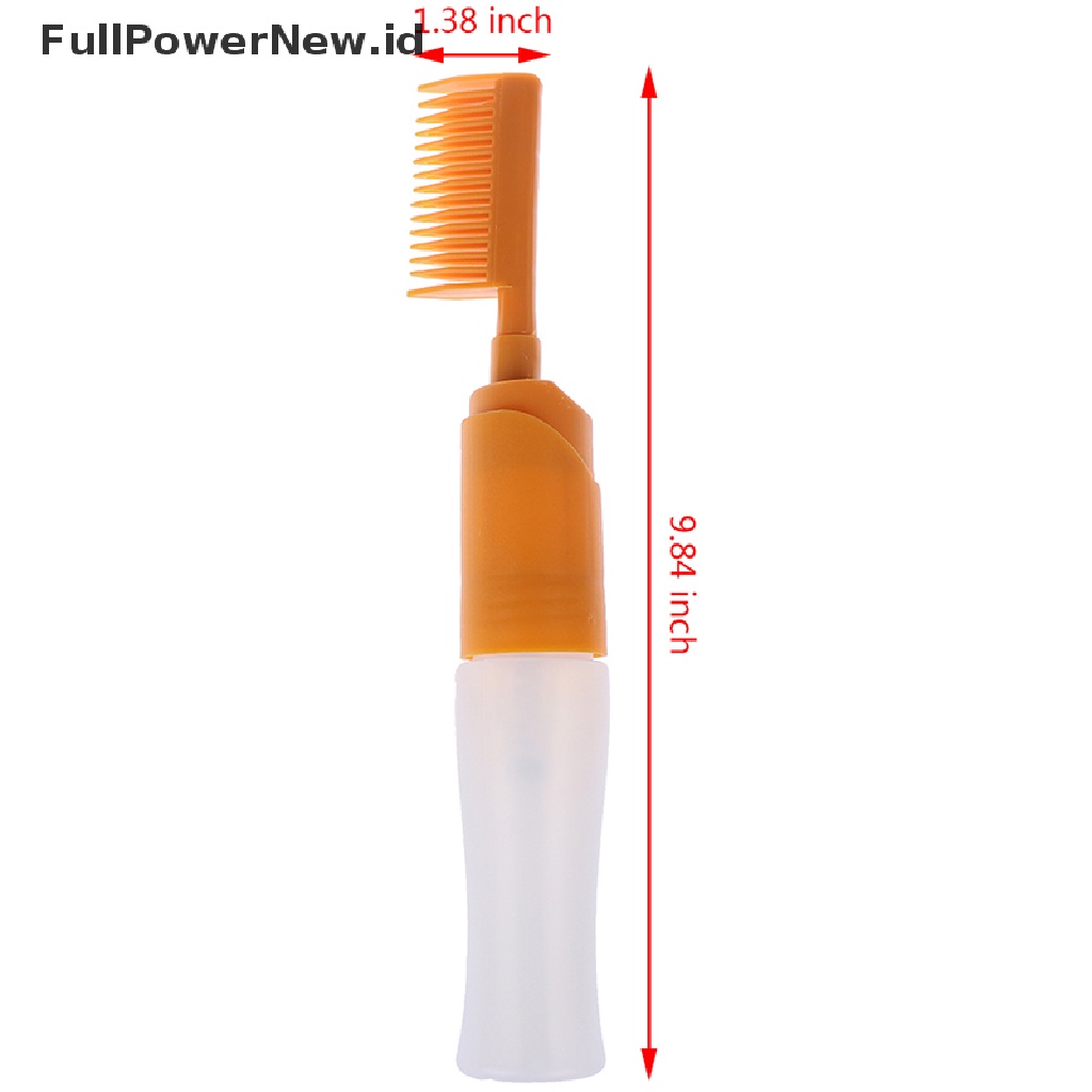 Power 80ML Botol Pewarna Rambut Aplikator Sisir Dispensing Salon Alat Mewarnai Rambut ID