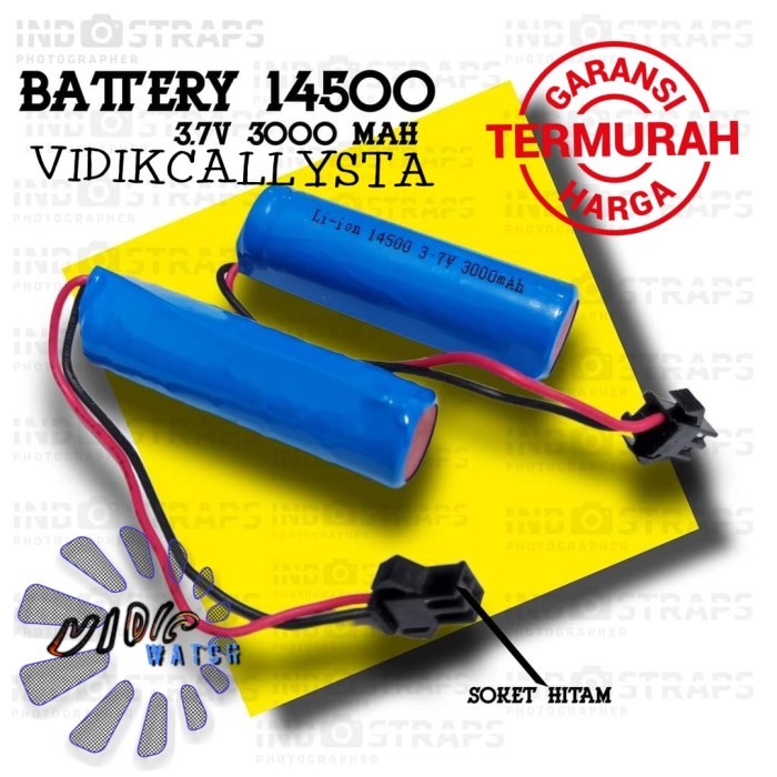 BATERAI MAINAN MOBIL REMOT CONTROL RC 3.7V 3000mAh SOKET HITAM RC