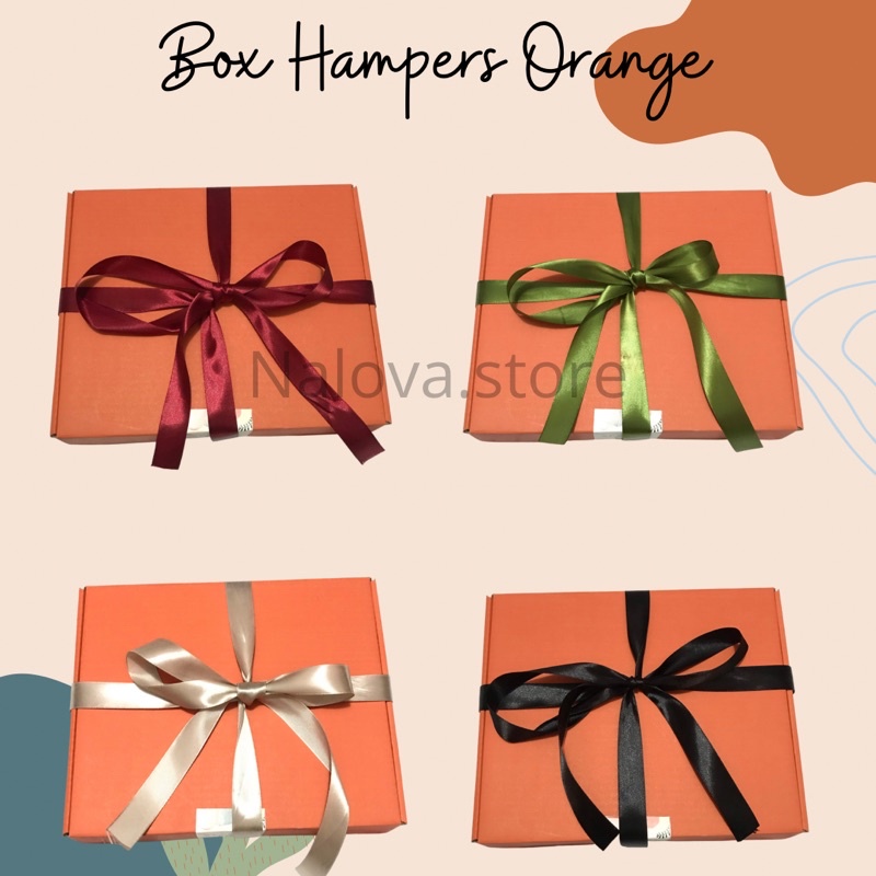 

(OREN) Box Hampers/ Box Hadiah/ Kotak Hadiah/ Box Lebaran/ Box Gift/ Box Natal