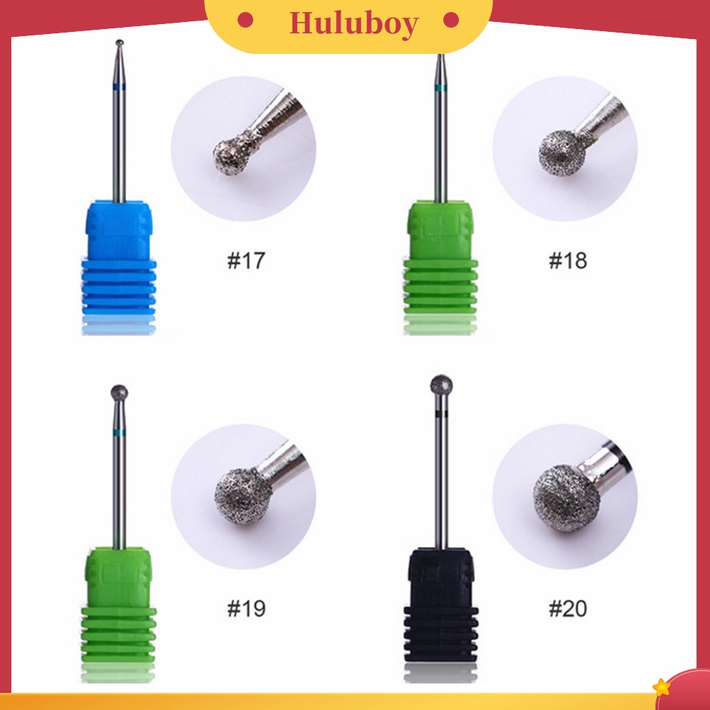 {In Stock} Mata Bor Nail Art Penghilang Kulit Mati Silinder Bola Kepala Jarum Alat Manicure