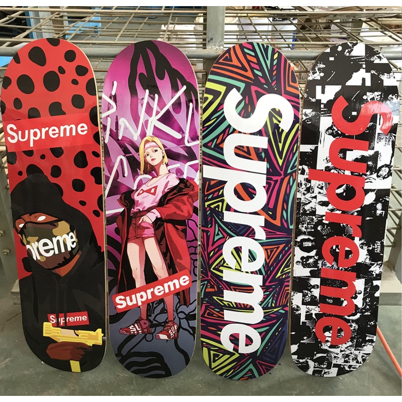 Dekorasi skateboard Double Rocker Street Wear Series Maple skateboard Papan Profesional DECO Pajangan skateboard deck