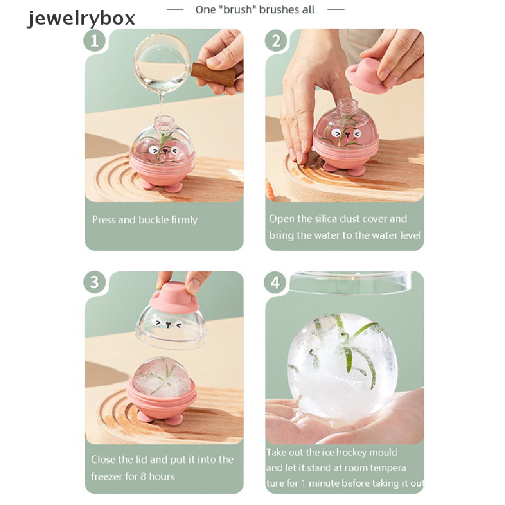 [jewelrybox] Whiskey Spherical Ice Cube Light Bulbs Cetakan Es Bola Pembuat Cetakan Bar Tools Butik