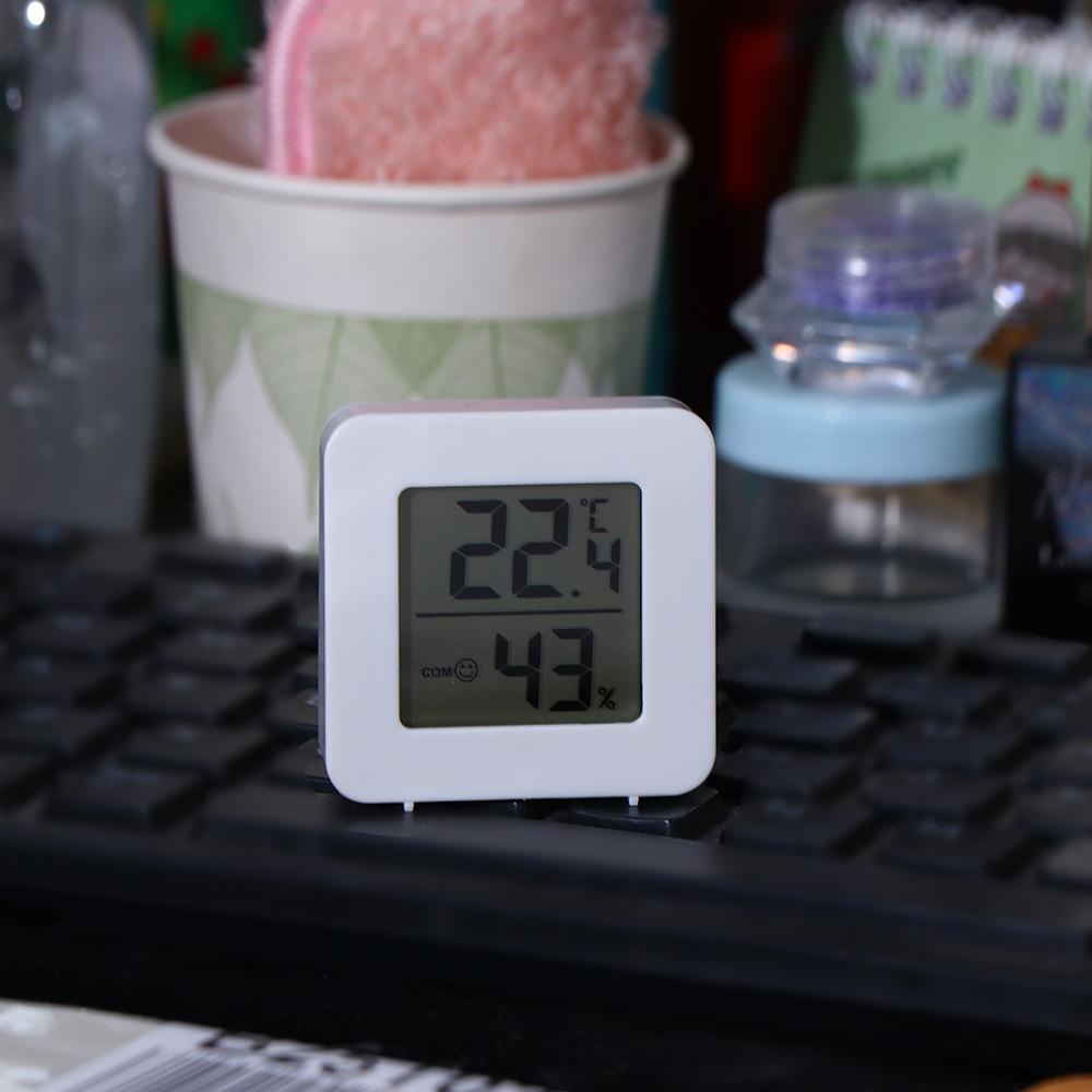 Nickolas1 Hygrometer Ruangan Wireless Mini LCD Pengatur Suhu Sensor Suhu Termometer Elektronik Hygrometer Termometer Hygrometer