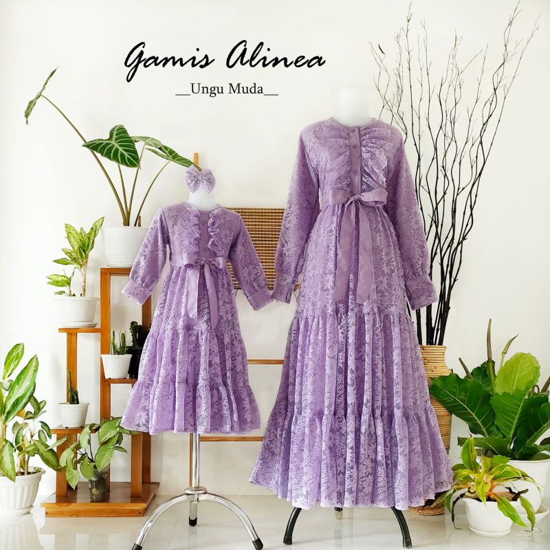 GAMIS  ANAK / DRESS ANAK & DEWASA "' ALINEA "' WARNA BIRU FROZEN