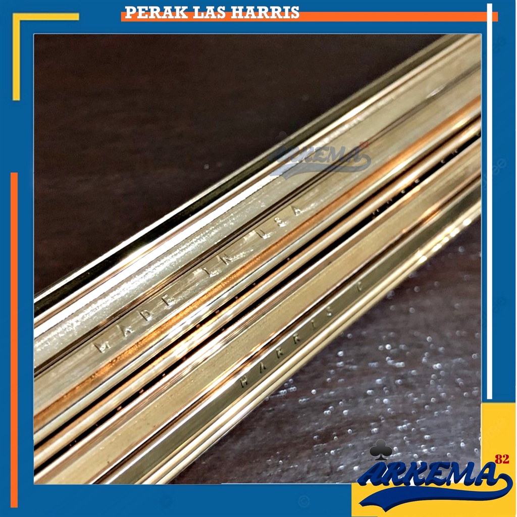 PERAK HARRIS U.S.A 100% ORIGINAL |  KAWAT LAS TEMBAGA LAS PIPA AC / KULKAS PERAK BRAZING ALLOYS