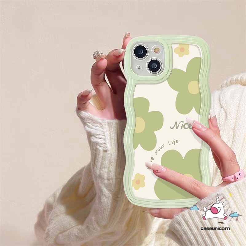 Casing Bunga Segar Untuk  Infinix Hot 9 10s 10 12i 10Lite 20s 12Pro 20 11s 8 Hot 9 10 11 12 Play Note 10Pro 12 G96 12Pro Smart 4 5 6 Plus Wavy Edge Spring Flowers Soft Tpu Cover