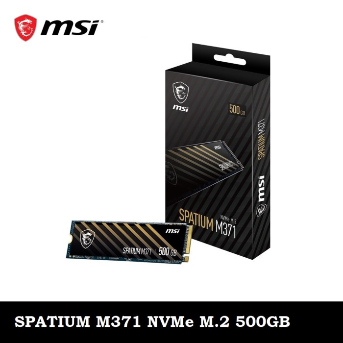 SSD MSI SPATIUM M371 NVMe M.2 500GB Gen3