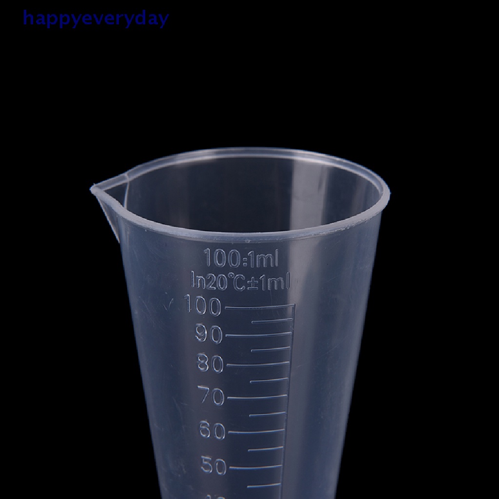 [happy] 50ml 100ml Transparan cup scale Gelas Ukur Plastik Alat Ukur NEW, Gelas Takar Gelas Plastik 50ml 100ml Graduated Measuring Cup Untuk Tes Dapur Lab, Plastik 1cup Measuri