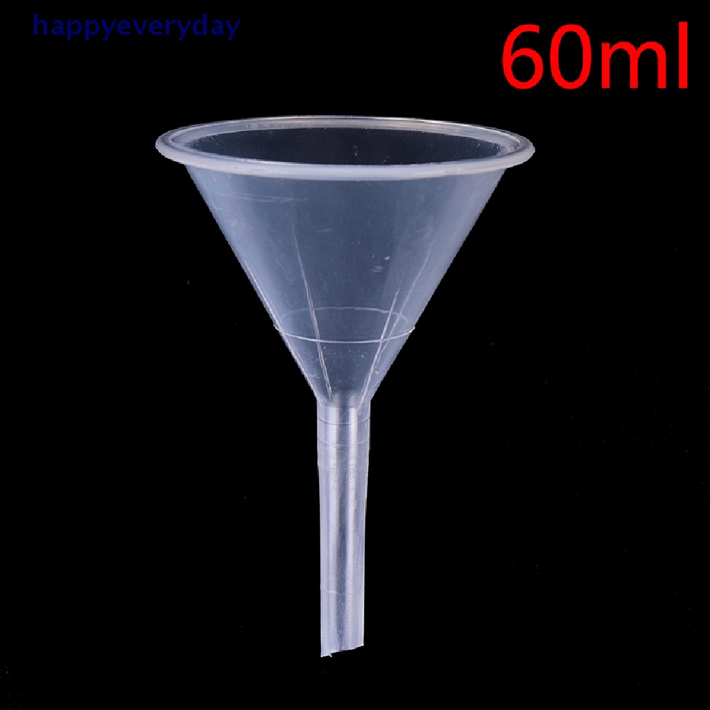 [happy] 1x Corong Pengisi Plastik Bening Mini Lab Untuk Botol s Diffuser [ID]