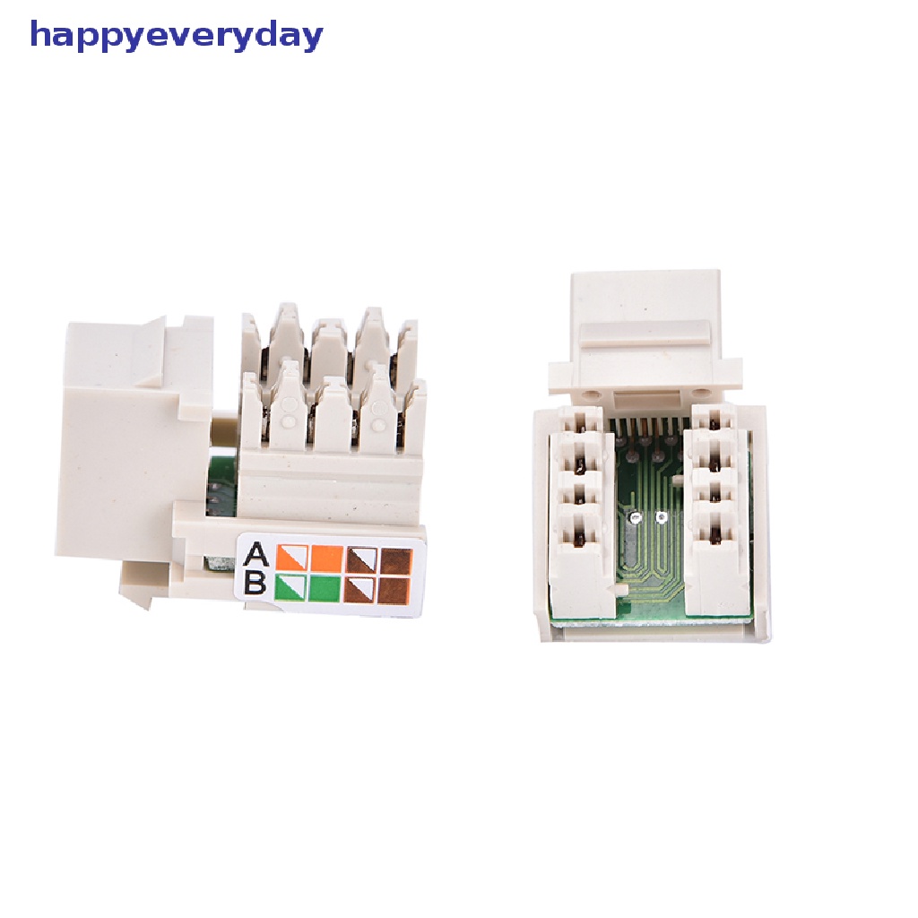 [Selamat] Cat5 RJ45 Punch Down Keystone Jack CAT5 Jaringan Eterna RJ45 Putih Lot  Baru CAT5 RJ45 Punch Down Keystone Jack CAT5 Network Ethernet RJ45 Putih Lot  Hot Cat5 RJ45 Pukul