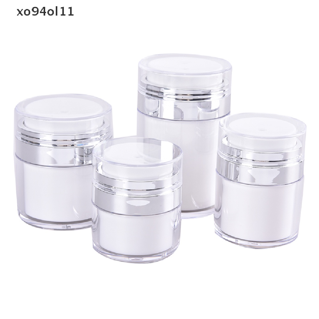 Xo Acrylic Airless Pump Jar Botol Cream Akrilik Kosong Isi Ulang Kosmetik Berisi OL