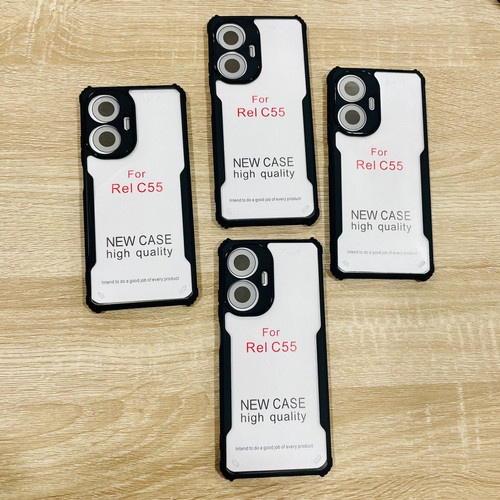 S/P- Casing Realme C55 Hard Case Shockproof Transparan