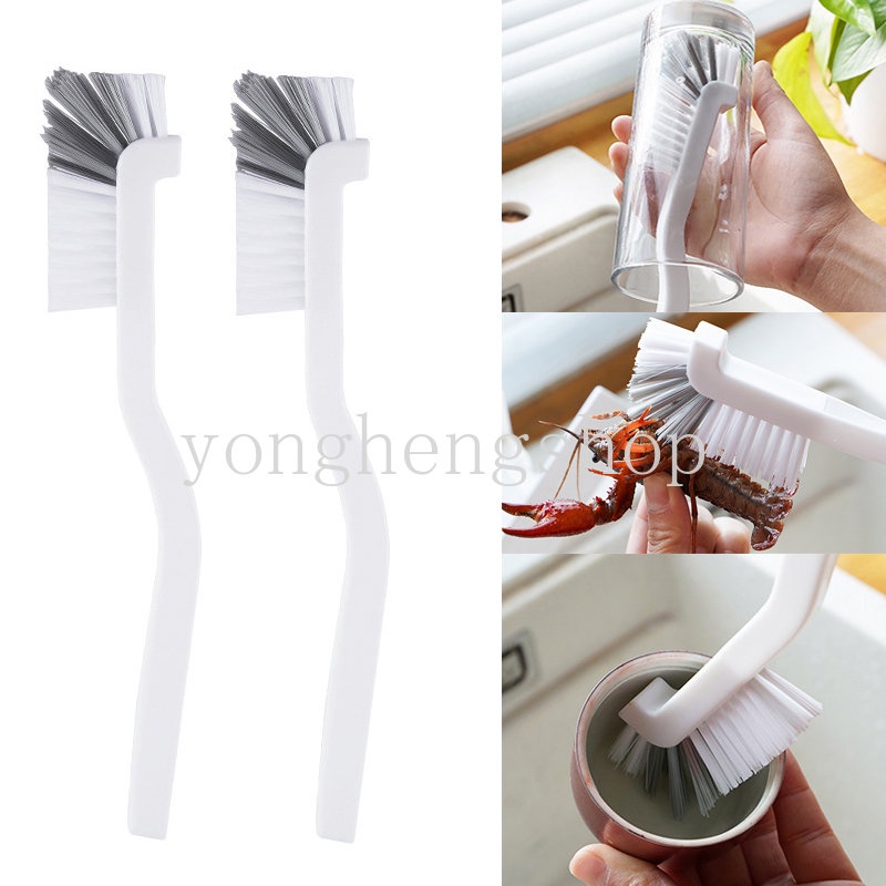 Narrow Cup Brush Tanpa Sudut Mati Gagang Panjang Penutup Celah Botol Gelas Alat Cuci Crayfish Brushes Kitchen Sikat Pembersih Multifungsi