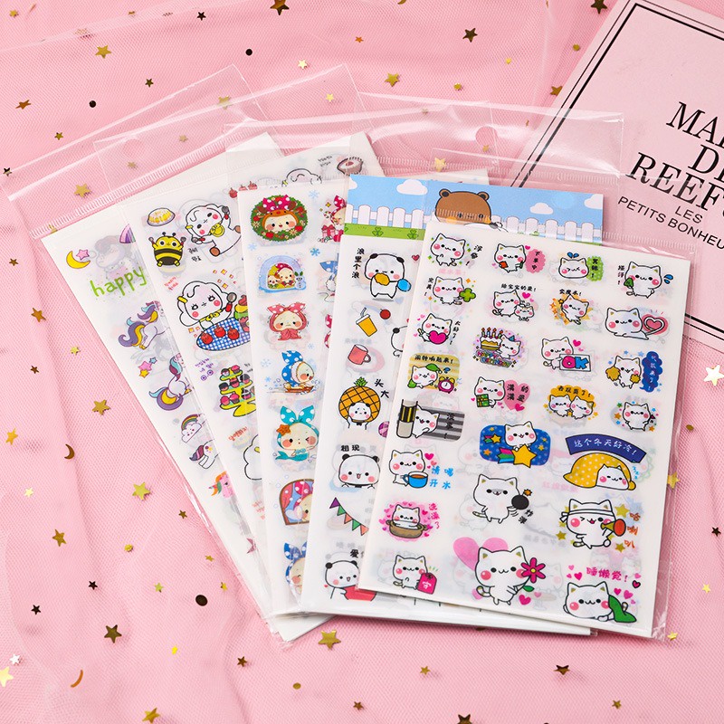 ST 50151 Sticker Box - Sticker Botol - Sticker Botol Minum Stiker 2D - Stiker Plastik Anti Basah - D