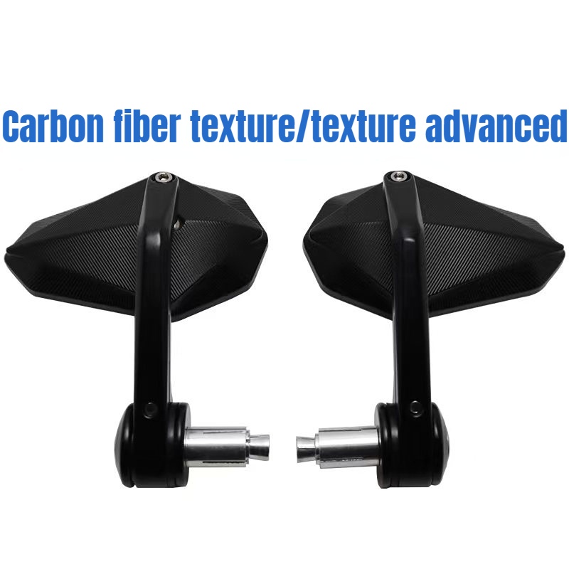 Kaca Spion Samping Motor Universal Bahan Aluminium Alloy Kaca Spion360° Pahlawan Racing Spion Belakang Adjustable