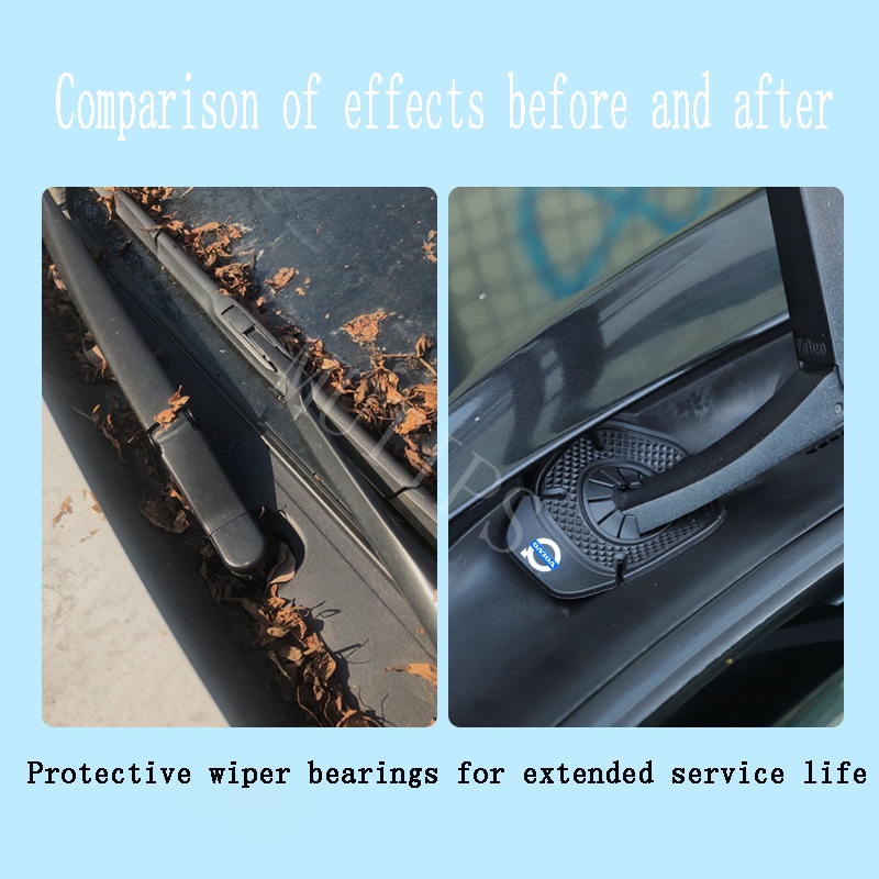 Volvo Wiper Kaca Depan Mobil Silikon Penutup Pelindung Anti Debu Lengan Aksesoris Untuk S60 S80 XC90 V60 XC40 XC60