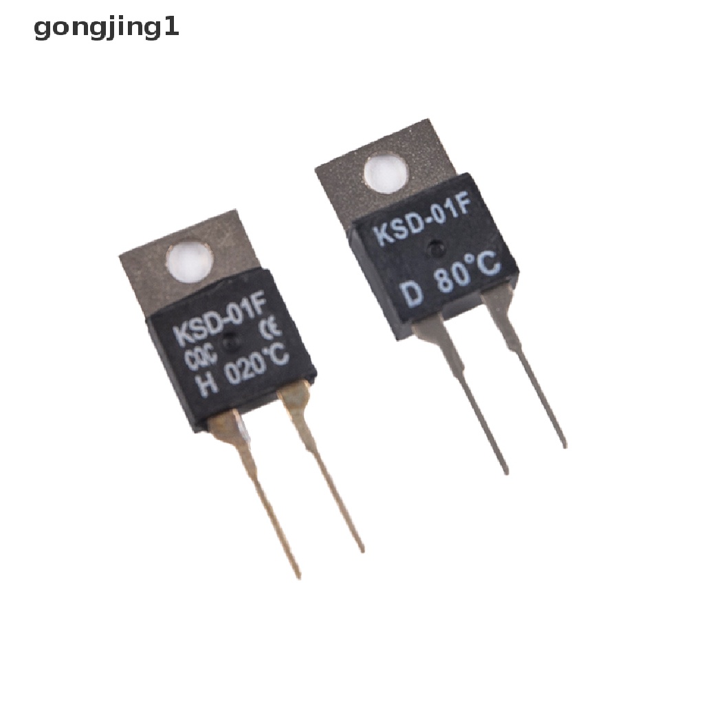Ggg 20-80℃ Nc Biasa Tertutup NO Normal Open Thermal Switch Termostat Sensor Suhu KSD-01F JUC-31F ID